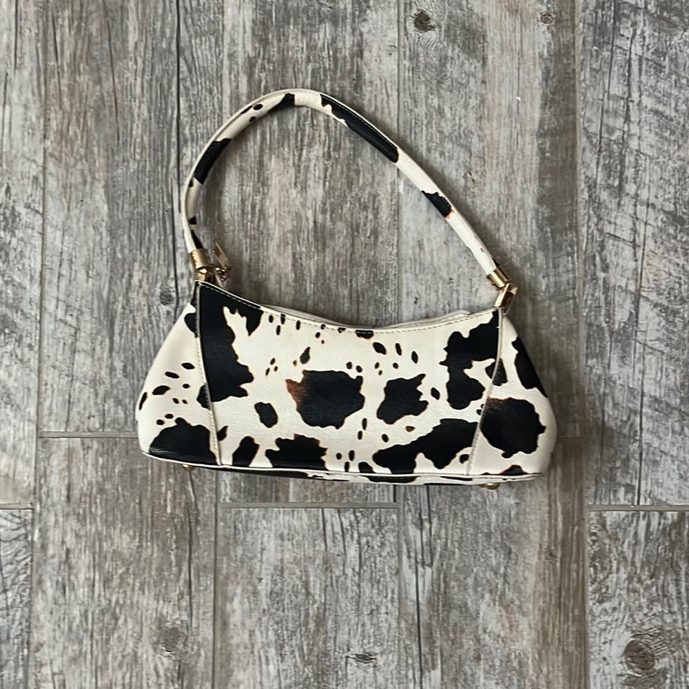 Cow print purses